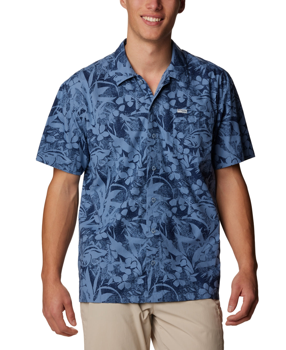 Columbia Men's PFG Trollers Best Button up Shirt