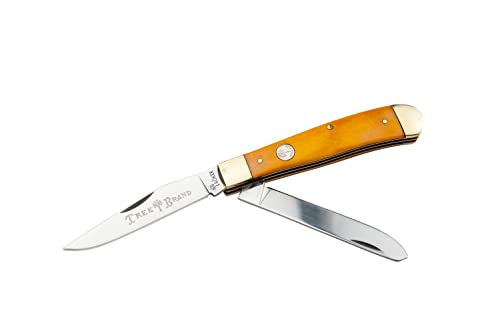 Boker MANUFAKTUR Traditional Series TRAPPER 2.0 ñ Updated 2-Blade Trapper Pocket Knife, EDC Folder with D2 Blade