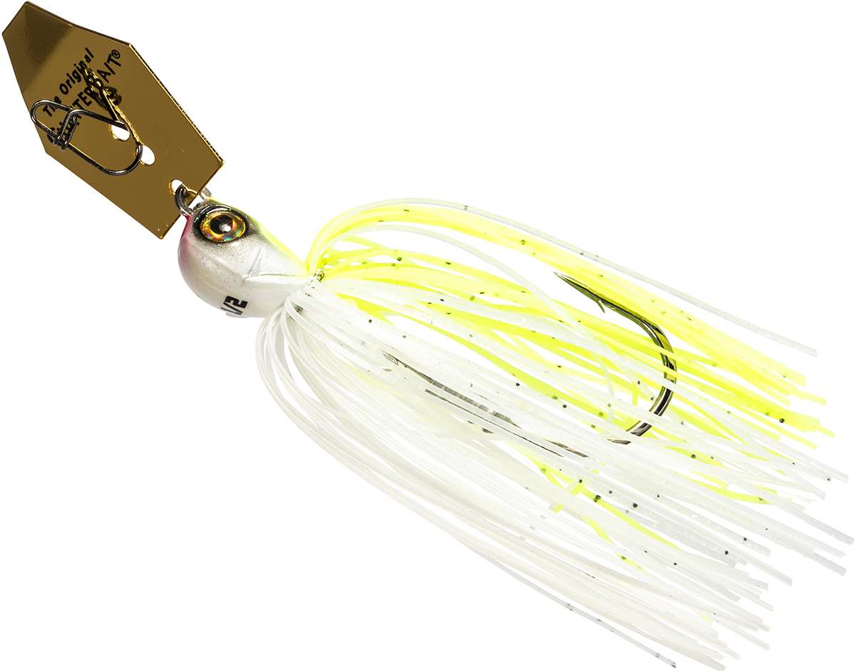 Z-Man CBEV12-02 Chatterbait Elite EVO Chartreuse/White 1/2oz Jig Fishing Lure