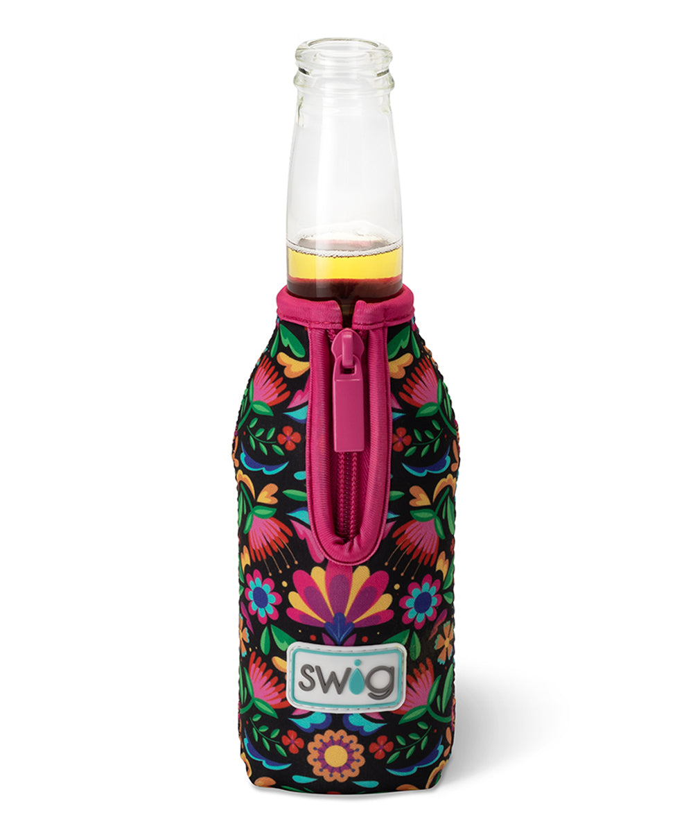 Swig Life Women's Bottle Sleeves Caliente - Pink & Black Caliente Bottle Cooler