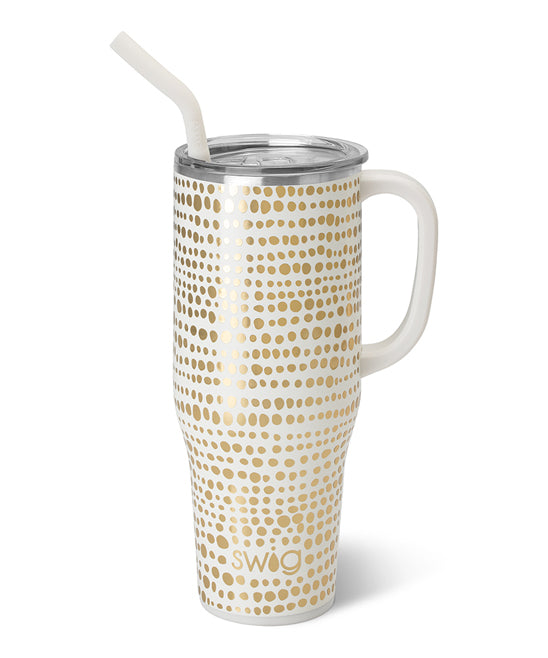Swig Life Women's Tumblers Glamazon - Goldtone Glamazon 40-Oz. Mega Travel Mug