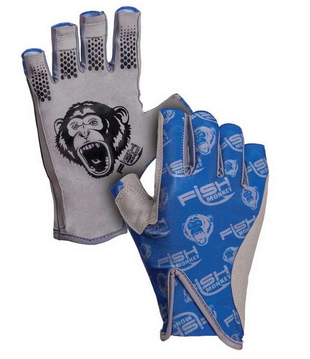 Fish Monkey FM21-ROYALBLUE-S Pro 365 Guide Glove Exposed Finger