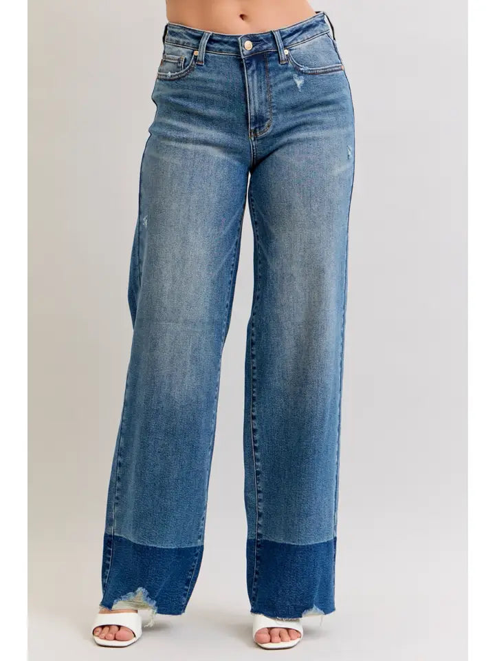 Judy Blue Jeans - HW Column Straight Jean