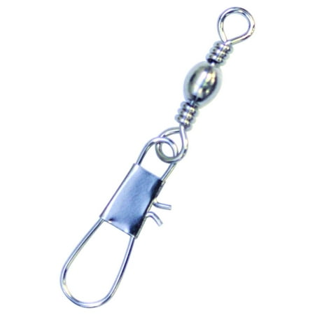Eagle Claw Barrel Swivel with Interlock Snap Nickel 1/0 12 Pack