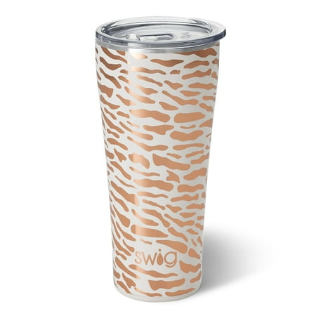 Swig Life 32oz Insulated Stainless Steel Travel Tumbler | Glamazon Rose