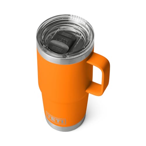 Yeti Rambler 20 Oz Travel Mug with Stronghold Lid King Crab Orange