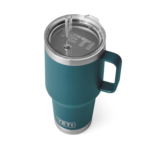 Yeti Rambler 35 Oz Mug with Straw Lid Agave Teal