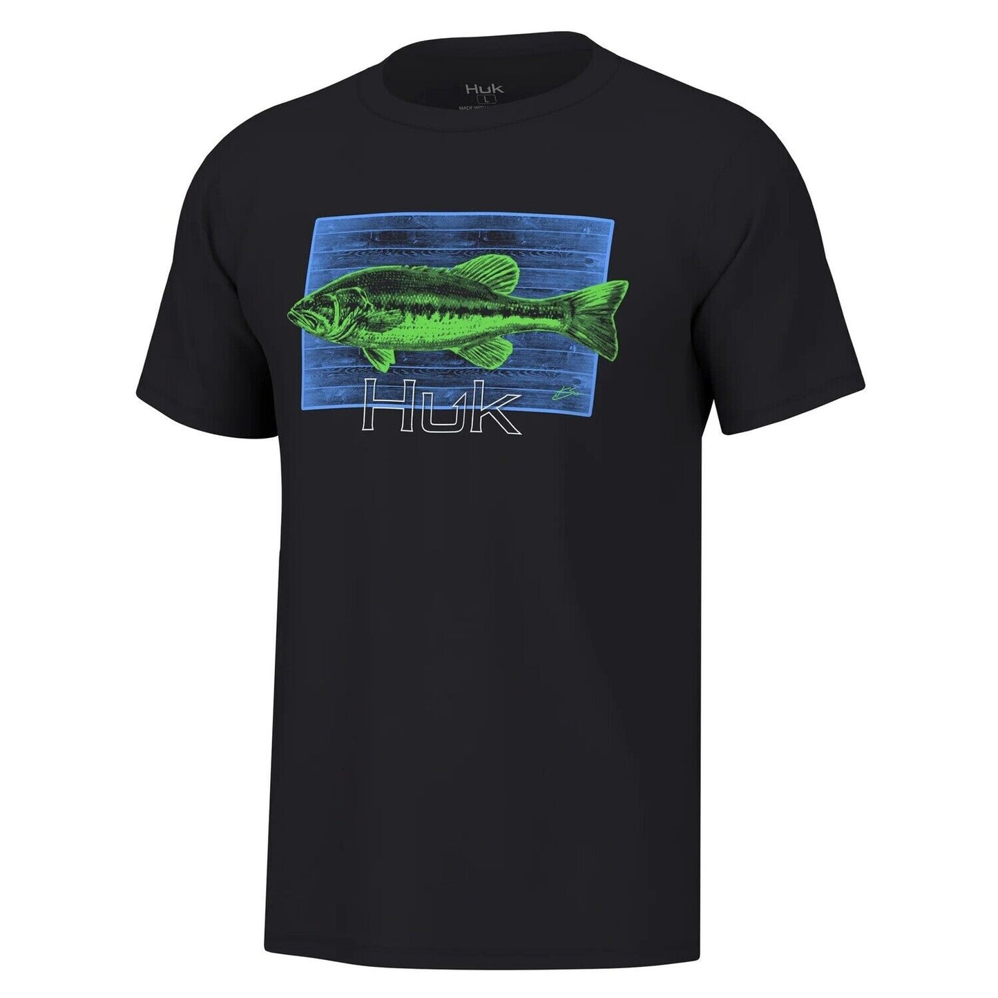 HUK Men's KC Neon Bass Tee