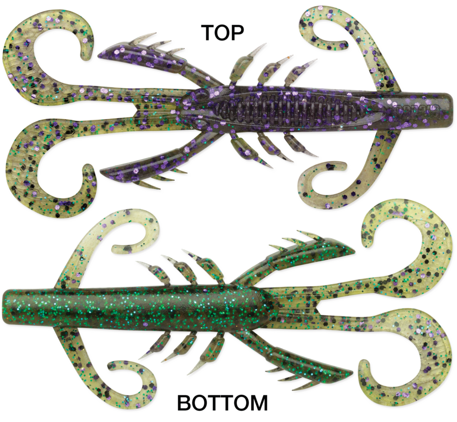 RAPALA - CrushCity - Hedgehog - 4" 6pk - Sprayed Grass