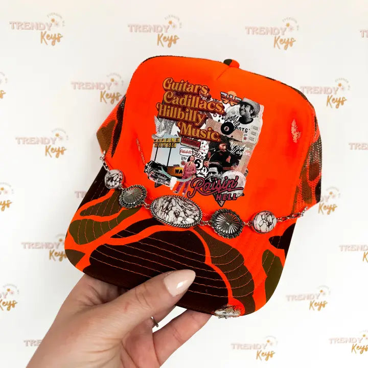 TrendyKeys - Classic Country Music Graphic Trucker Hat