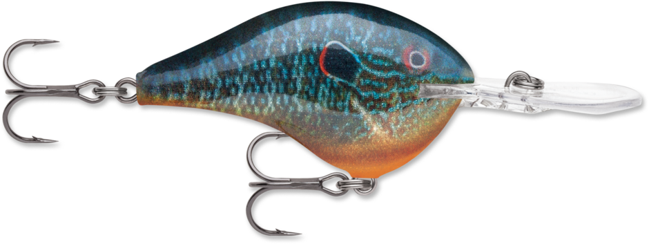 RAPALA - Dives-To - 2-1/4" 3/5oz - Live Pumpkinseed