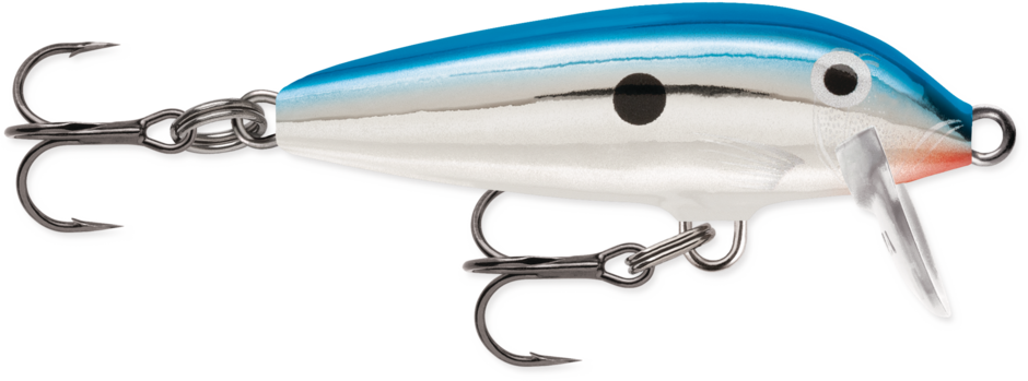 RAPALA - Floating - 1-1/2" 1/16oz - Chrome Blue