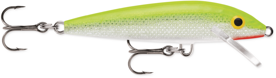 RAPALA - Original Floating - 2-3/4" 1/8oz - Silver Fluorescent Chartreuse