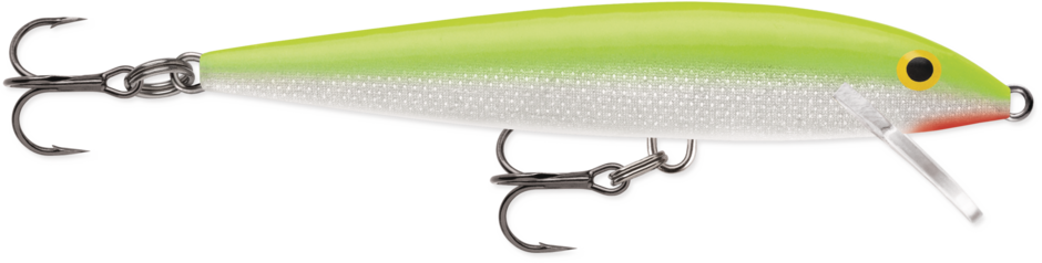 RAPALA - Original Floating - 3-1/2" 3/16oz - Silver Fluorescent Chartreuse