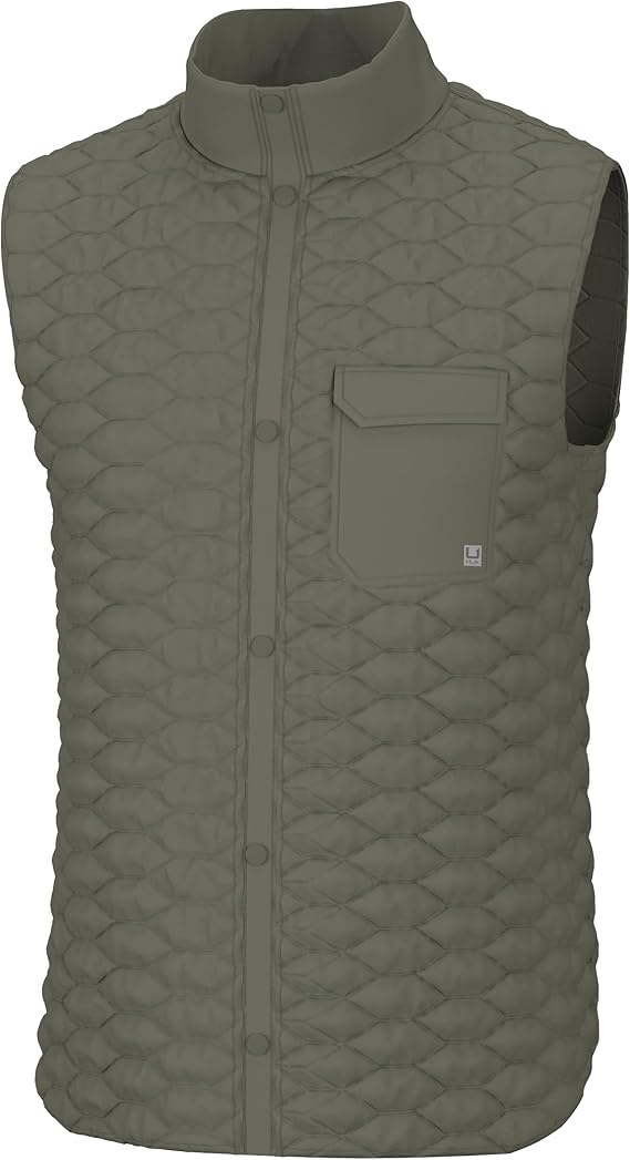 Huk Men's Tarpon Quilt Fishing Vest