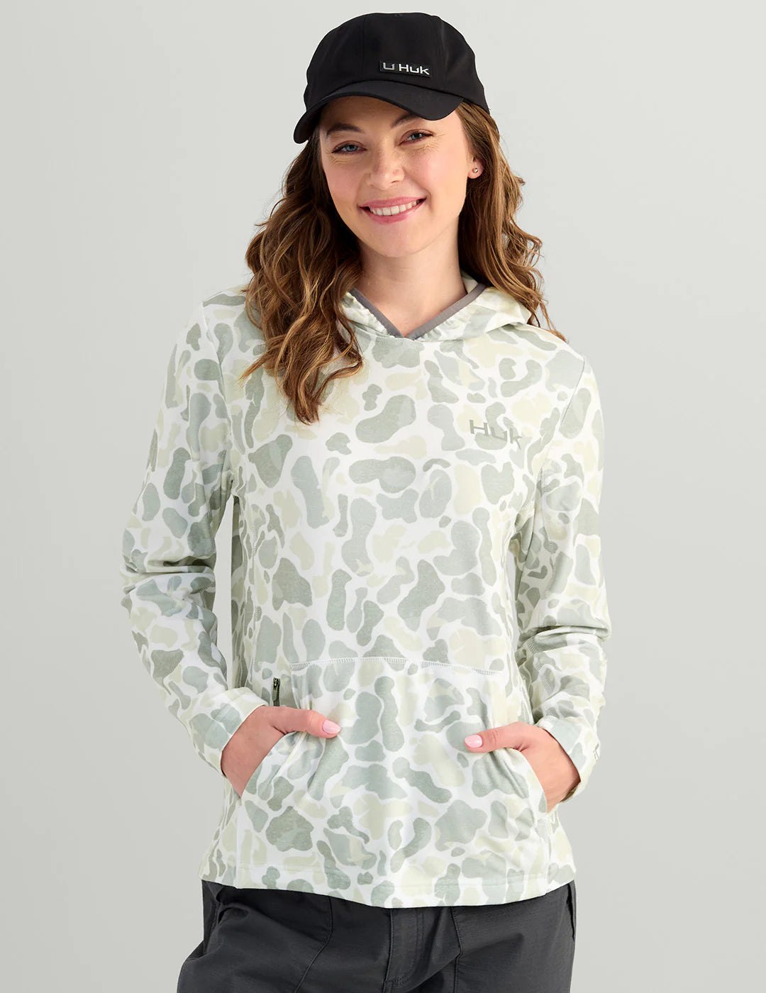 HUK - Womens Coldfront + PO Hoodie KC Print