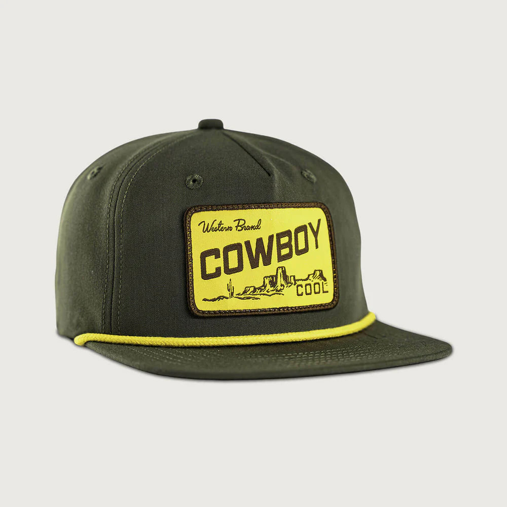 Cowboy Cool - Desert Nomad Rope Hat - Green