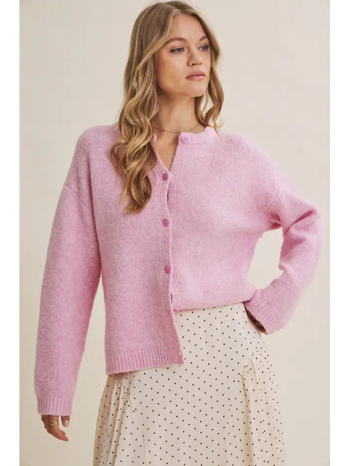 in february - Cotton Candy Cloud Cardigan