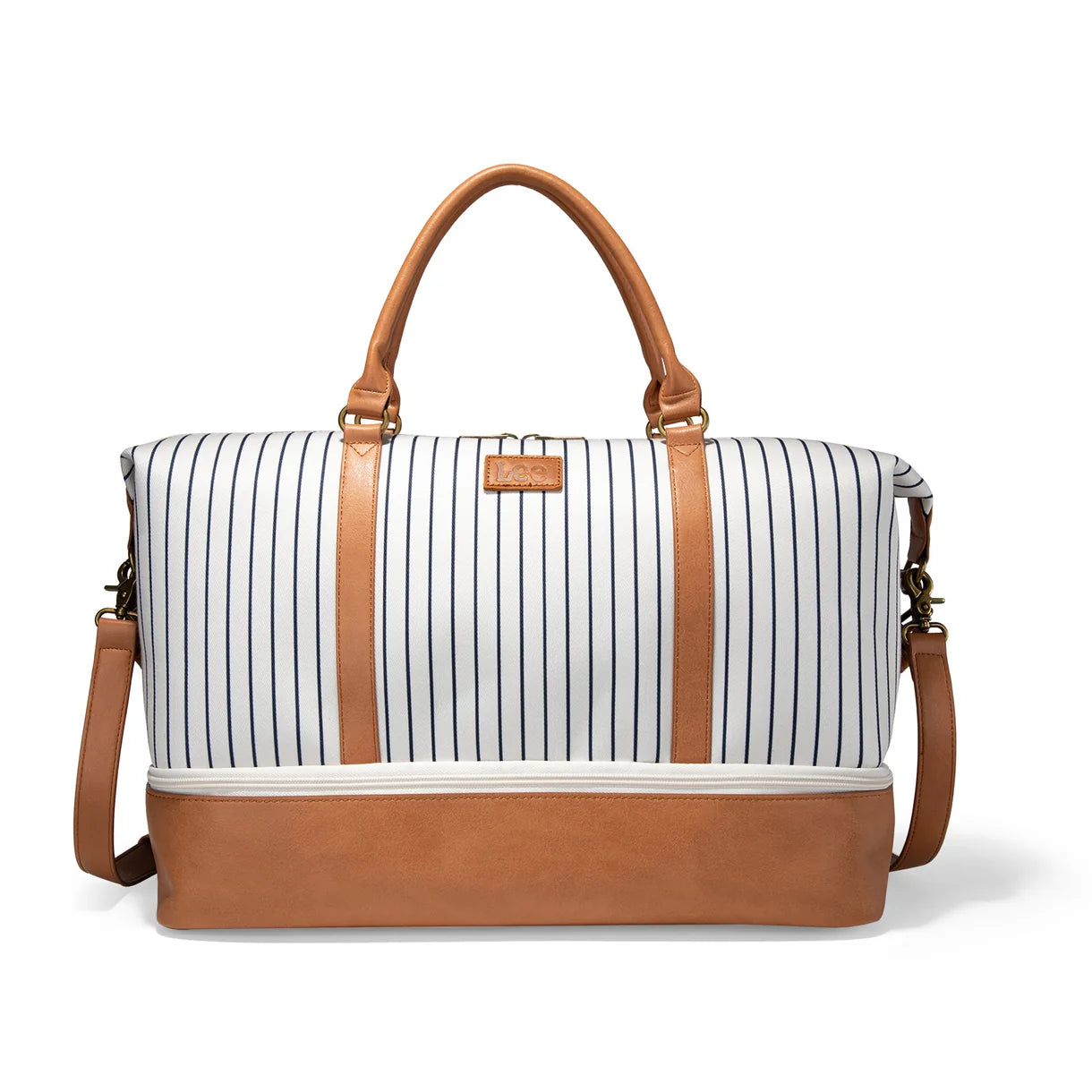 Montana West Wholesale - Lee Striped Canvas Duffle Bag