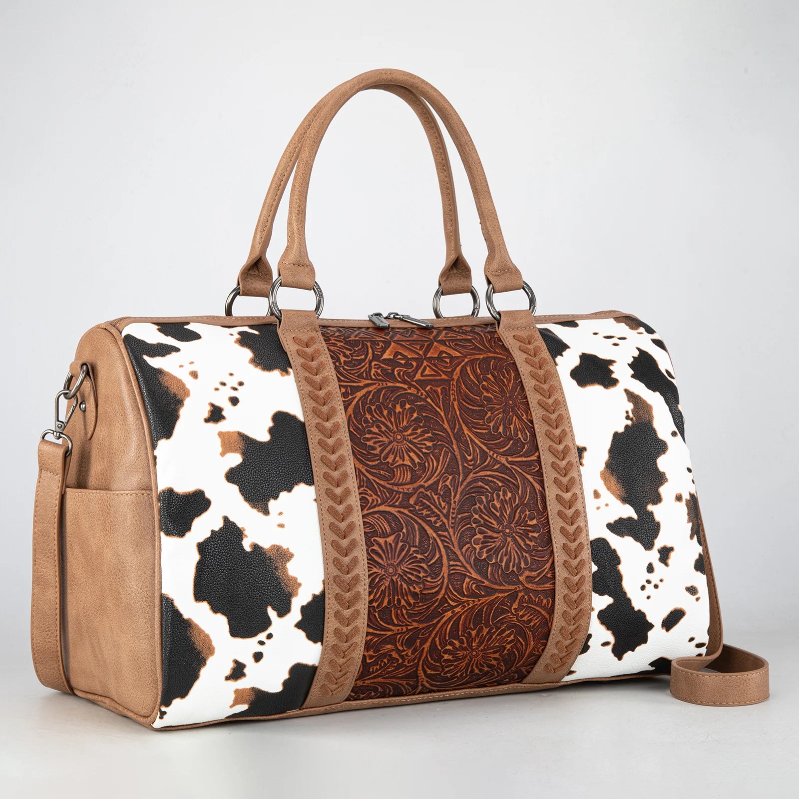 Montana West Tooled Collection Duffle Bag - Brown – Oasis Outback