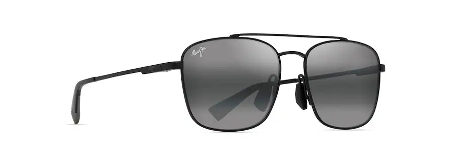 PIWAI AF 645-02 MATTE BLACK W/GREY Sunglasses