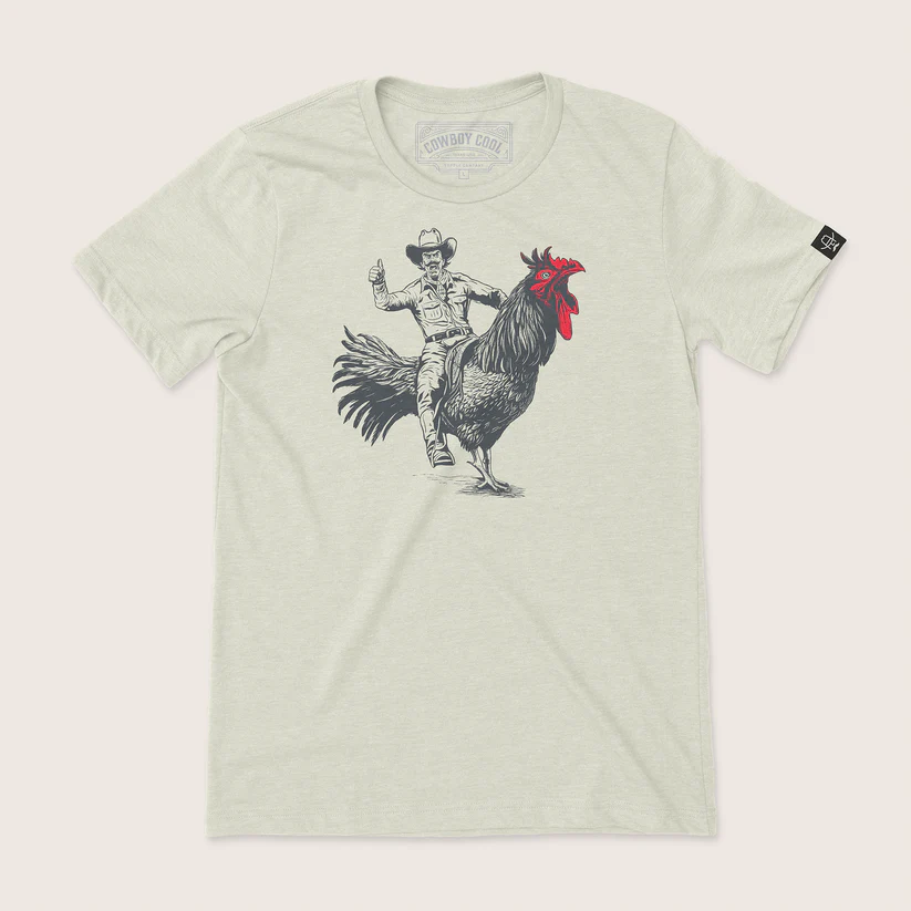 COWBOY COOL ROOSTER ROUNDUP TEE