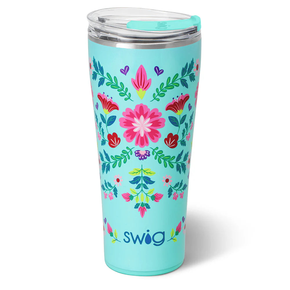 Swig - Flora Azul - Tumbler - 32oz
