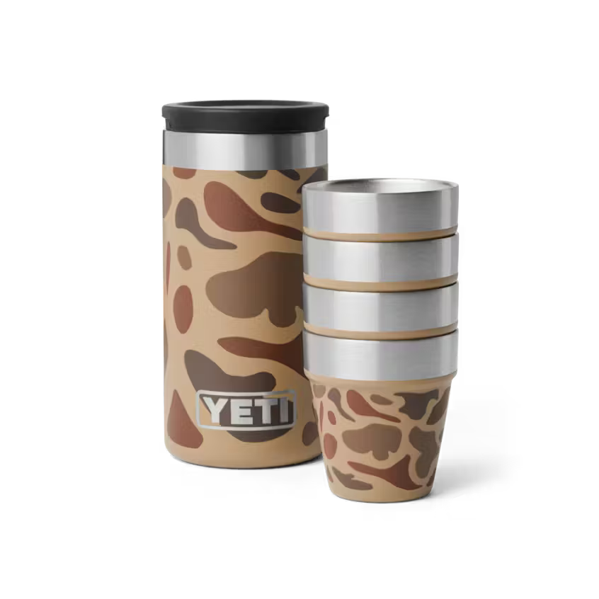 YETI - Shot Glasses & Case - Wetlands Camo