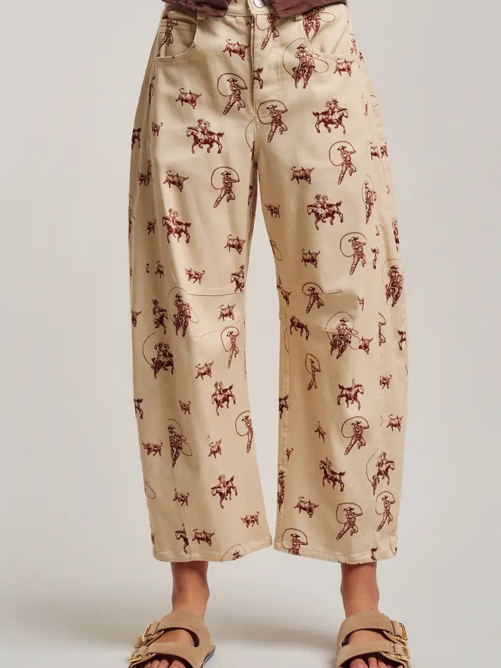 Urban Daizy - Western Barrel Pants