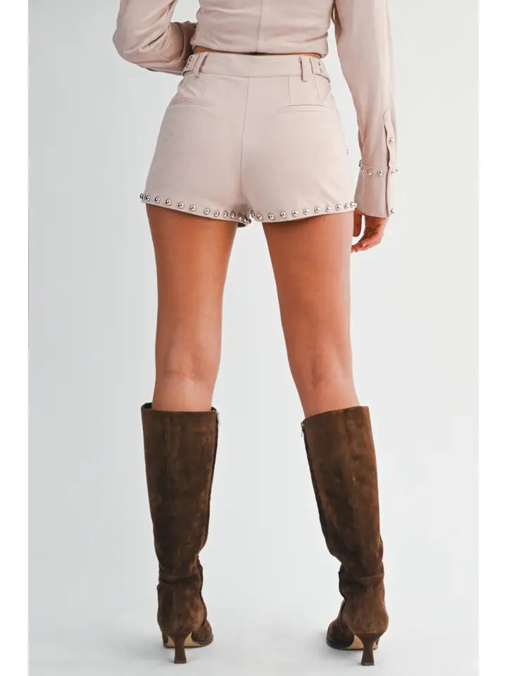 EB LUXE - Suede Studded Set