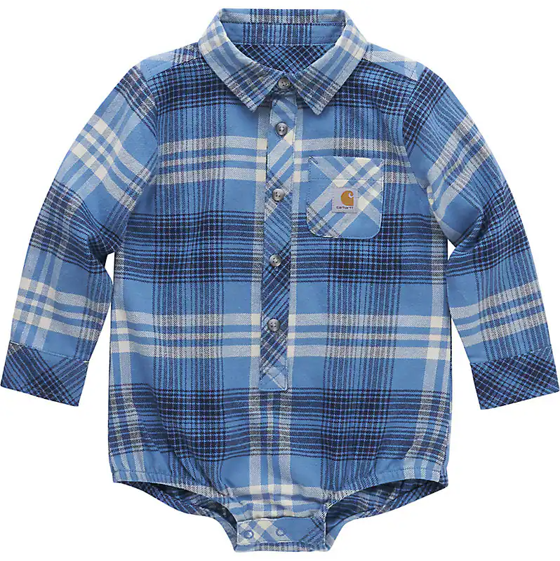 CARHARTT PLAID BUTTNDOWN ONESIE
