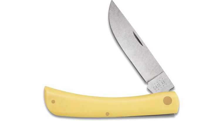 Case XX Sod Buster Skinner Blade Smooth Yellow Synthetic Handle
