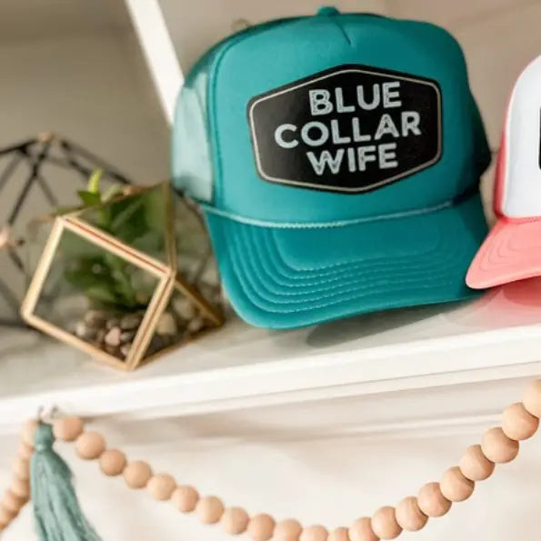 Blue Collar Wife Graphic Trucker Hat