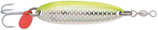 Luhr-Jensen - Krocodile 1/2 - Chrome/Chartreuse Reflex