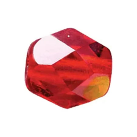 Top Brass 8mm Glass Beads