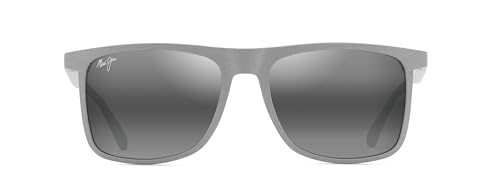 Men's Maui Jim Makamae Polarized Sunglasses Matte Grey/Neutral Grey