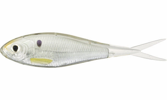 LIVETARGET Skip Shad - 4-1/4in - Silver/Pearl