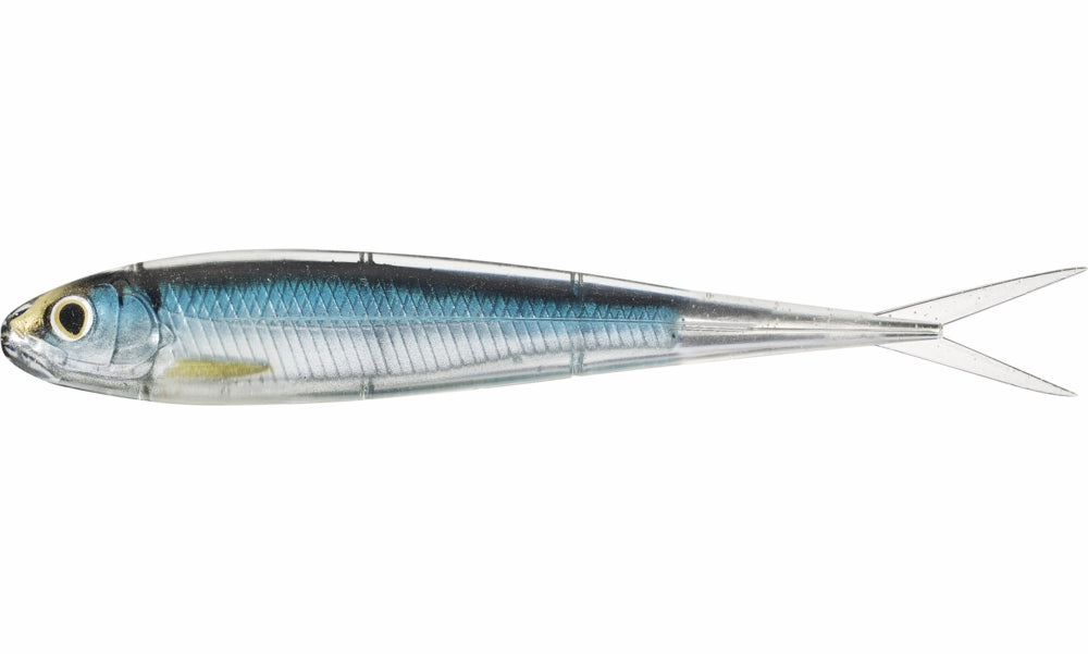 LIVETARGET Twitch Minnow - 4-1/2in - Silver/Blue