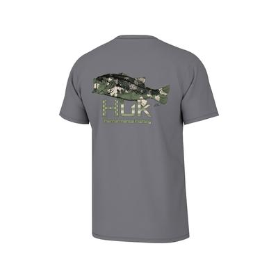 Huk Men's KC Camo Bass T-Shirt