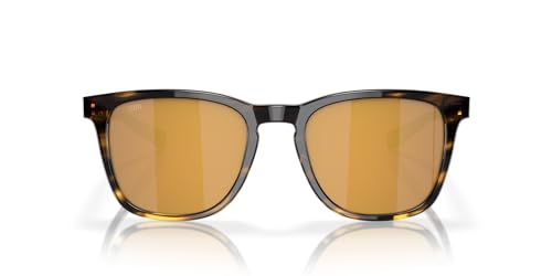Costa Del Mar Sullivan Sunglasses Tortoise Frame Gold Mirror Glass Polarized Lens