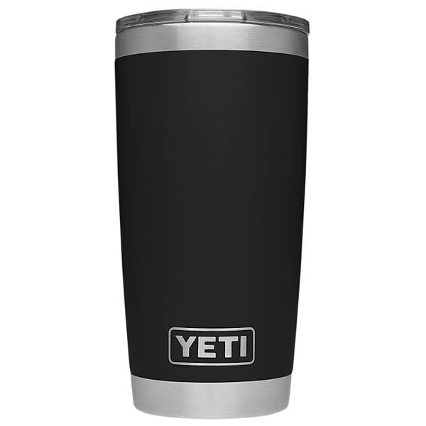 YETI Rambler 20 Oz Black BPA Free Tumbler with MagSlider Lid