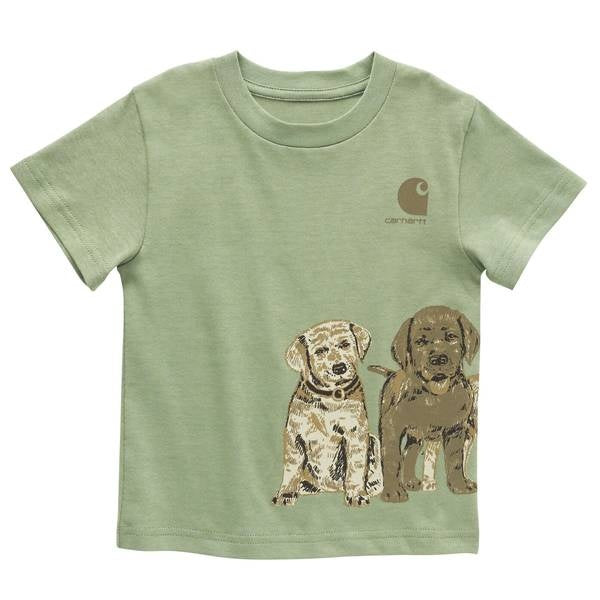 Carhartt Boys Short Sleeve Puppy Wrap T-Shirt