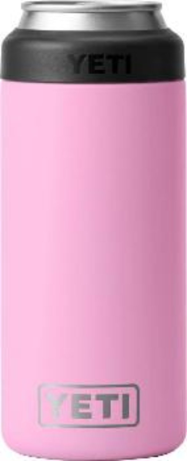 YETI 12 Oz. Rambler Colster Slim Can Insulator, Power Pink