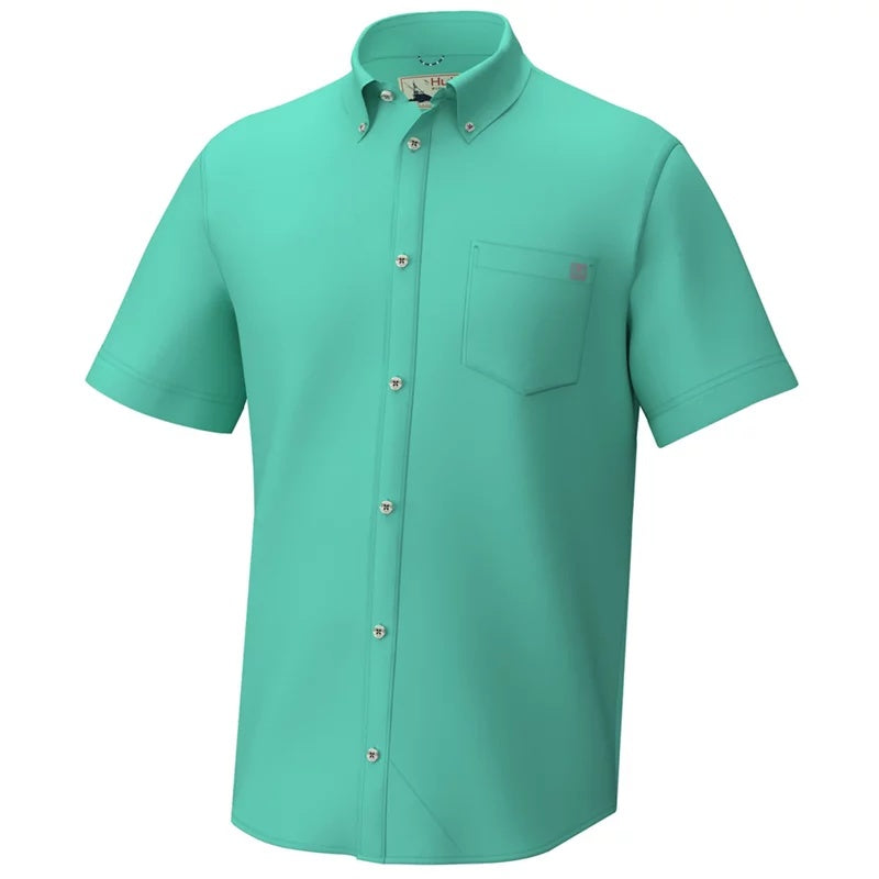 Huk - Men's Kona Solid Button-Down Shirt