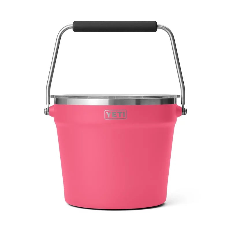 Yeti Rambler Beverage Bucket with Lid, Tropical Pink
