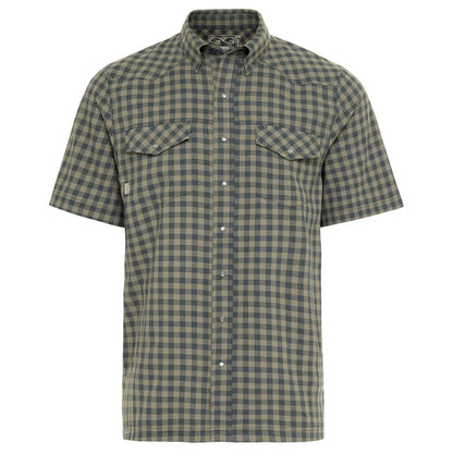 GameGuard Mens Pearl Snap Short Sleeve Shirt