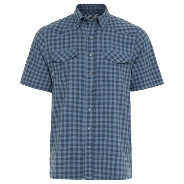 GameGuard Mens Pearl Snap Short Sleeve Shirt