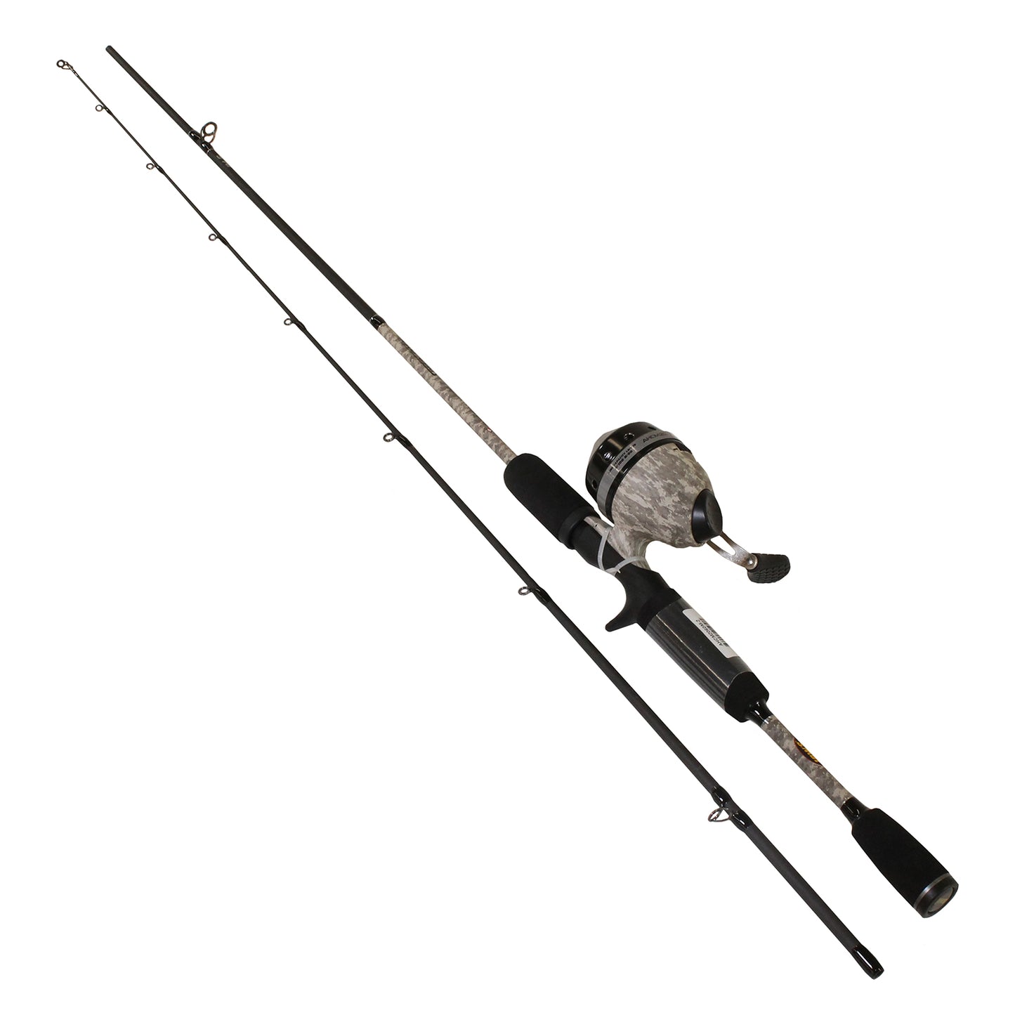 Lews American Hero Camo Spincast Combo 6 Ft Medium Right 2 Pieces