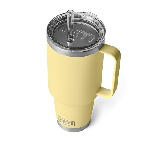 YETI Rambler 42 Oz Straw Mug, Vacuum Insulated, Stainless Steel, Daybreak Yellow