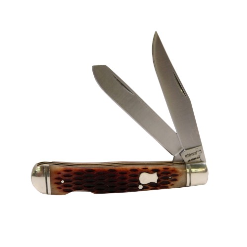 Boker USA Plus Double Lock Trapper Two Blade Folding Knife 01BO206